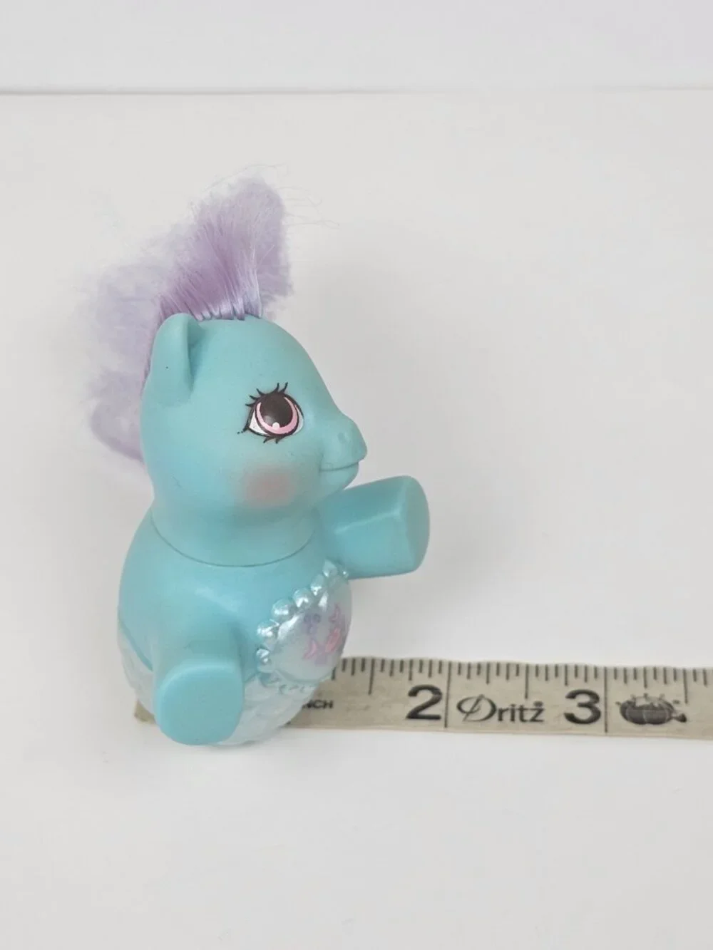 1991 My Little Pony G1 Hasbro Baby Blue Sea Princess Fancy Mermaid Vintage Flaws